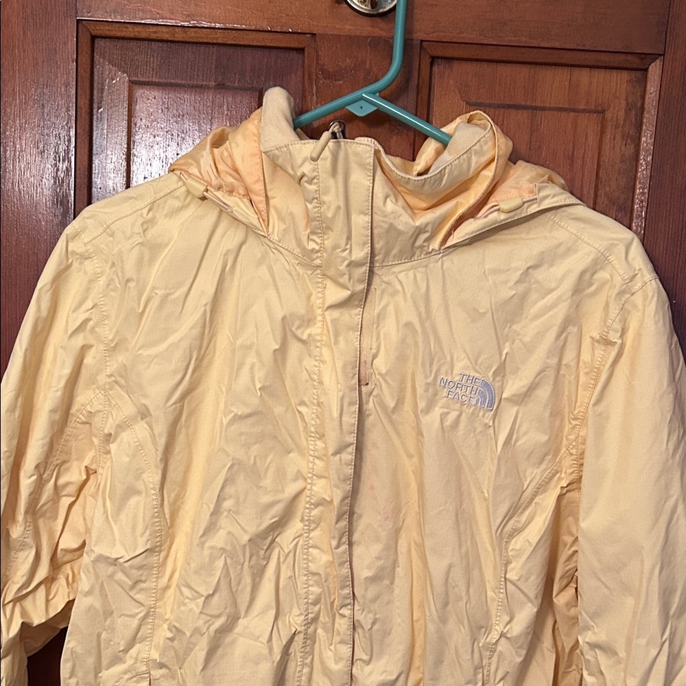 The North Face Light Yellow Hooded Utility Jacket
